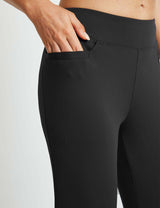 Baleaf Women's Active Yoga Capri Pocketed Walking Crop Pants dbh008 Anthracite Detail