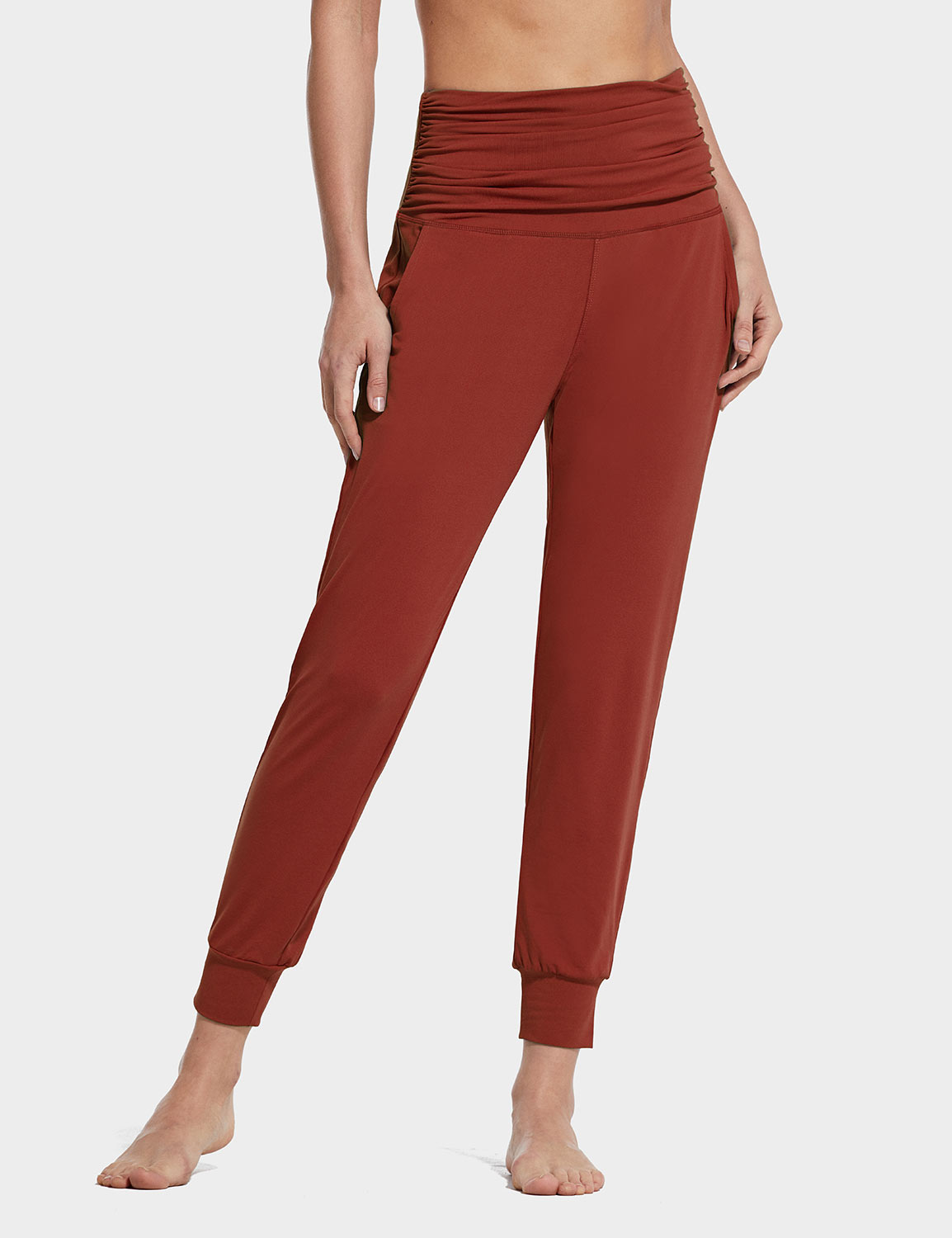 Laureate Ruched Waist Joggers