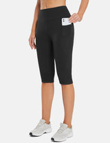 Baleaf Women's Laureate High-Rise Pull-On Capris dbh037 Anthraite Main