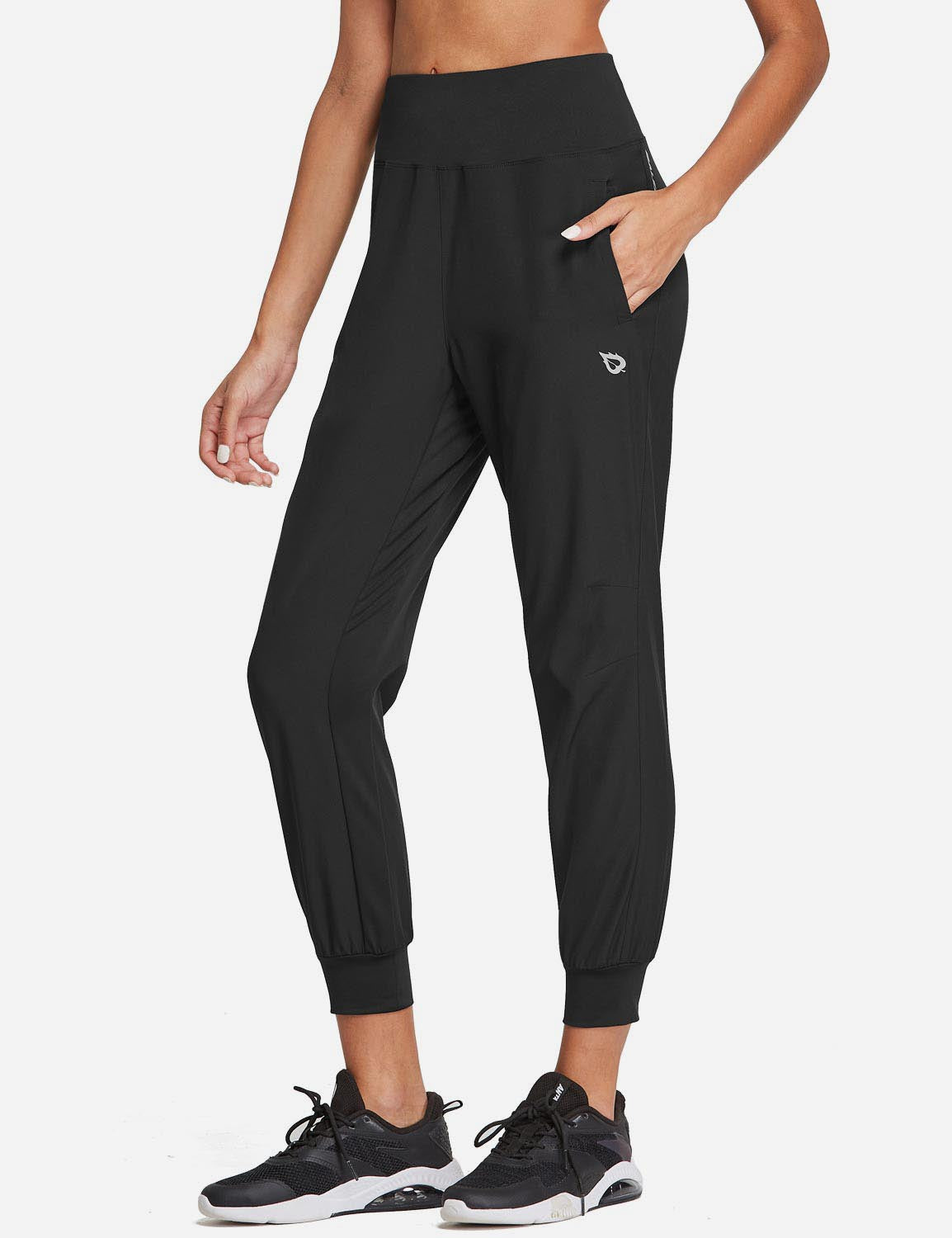 Ladies Tapered Joggers V2 - Black