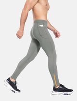 Baleaf Men's Laureate 29" Thermal Water-Resistant Tights cbd048 Frost Gray Side