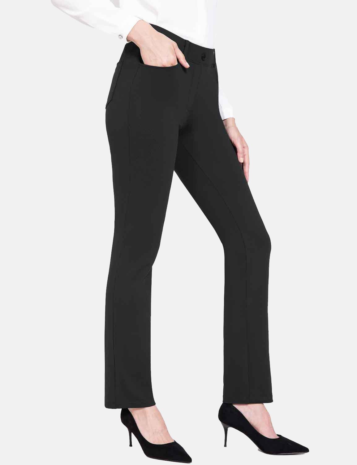 Baleaf Women's Flyleaf Mid Rise Pants cbh049 Anthracite Side