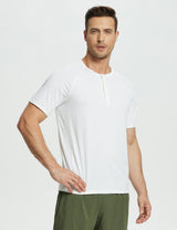 Short-Sleeve Henley T-Shirt