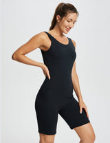 Baleaf Women's Flyleaf Crisscross Unitard (Website Exclusive) dbh045 Jet Black Side