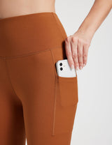 Baleaf Women's Sustainable Seamless Leggings dbh093 Caramel Cafe Details