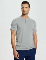 Baleaf Men's Laureate UPF50+ Short-Sleeve Top dfa017 Alloy Side