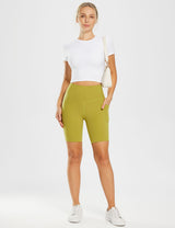 Baleaf Women's Sweatleaf High-Rise Shorts (Website Exclusive) ebh020 Moss Green Full