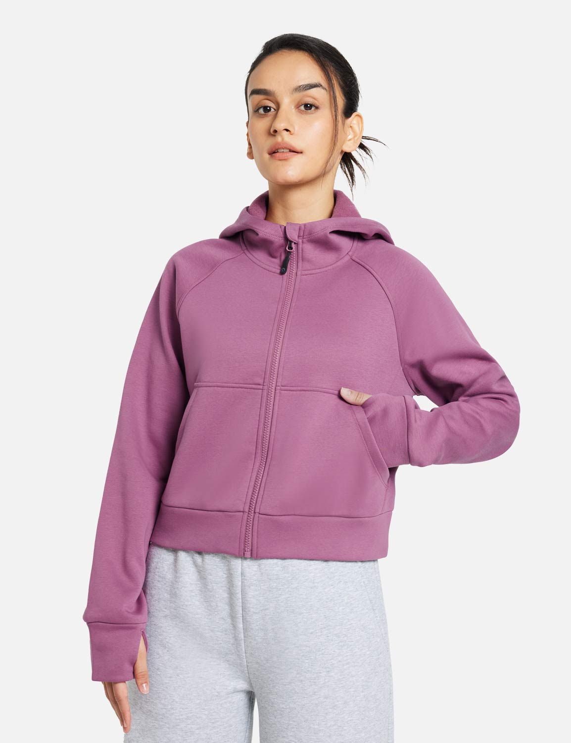 Fleece lined oversized online hoodie